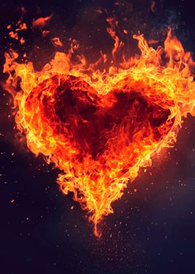 Flaming Heart