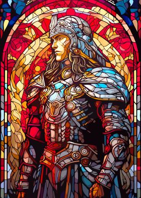 Stained Glass Knight