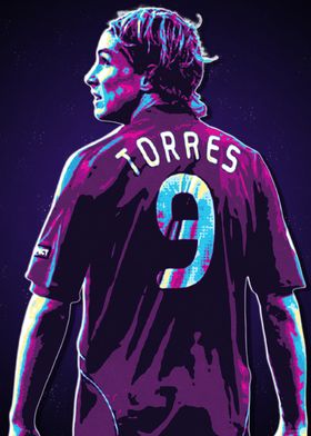 Fernando Torres Football Art