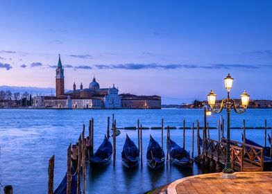 Venice At Dawn In Italy