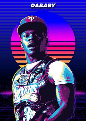 Dababy Retro Portrait