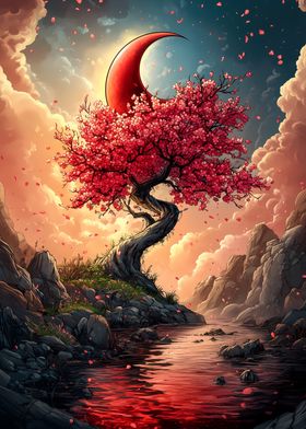 Cherry Blossom Moon