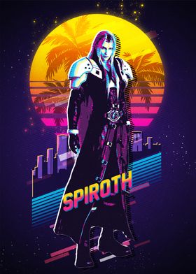 Sephiroth Retro Art