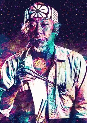 Mr. Miyagi Digital Art