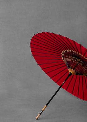 Red Japanese Umbrella