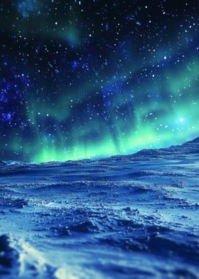 Aurora Borealis Night Sky