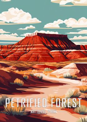 Petrified Forest National Park Poster