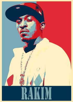 Rakim Hip Hop Poster