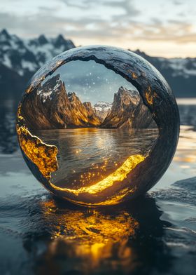 Mountain Reflection Sphere