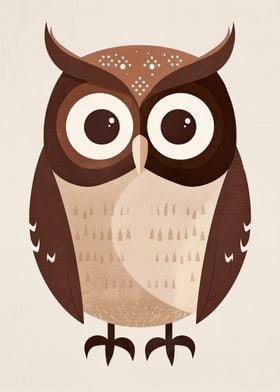 Cute Owl Illustration