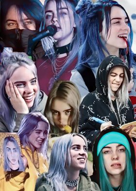 Billie Eilish Collage