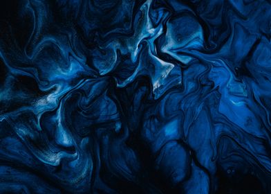 Abstract Blue Swirls