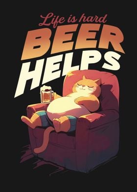 Cat Beer Always Help