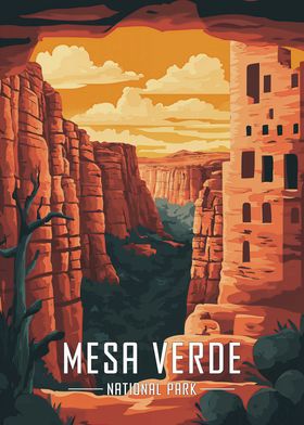 Mesa Verde National Park Poster