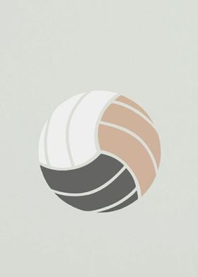 Volleyball Minimalist Design