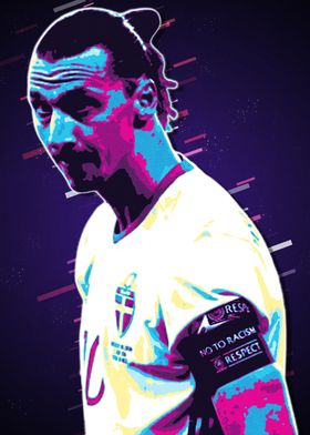 Zlatan Ibrahimović Retro Art