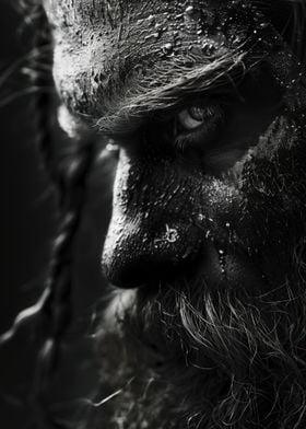 Close-up of a Vikingers Face