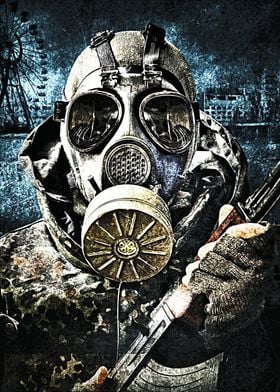 Gas Mask Soldier