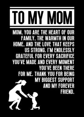 To My Mom - Heartfelt Message