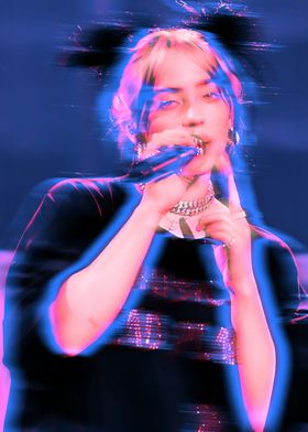 Billie Eilish Glitch Art