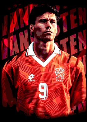 Marco van Basten Football Art