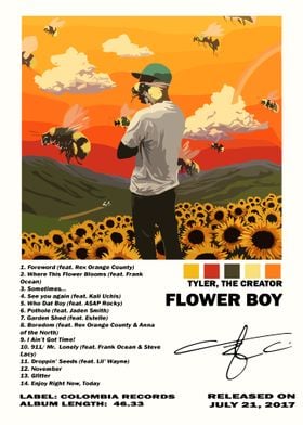 Tyler The Creator Flower Boy Album Cover