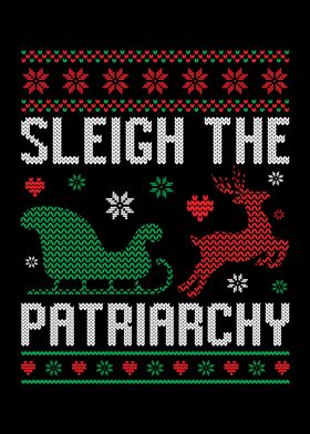 Sleigh the Patriarchy Christmas Design