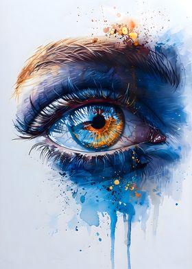 Watercolor Eye Art