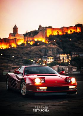 Testarossa at Sunset