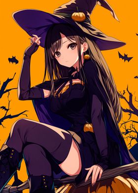 Anime Witch Halloween