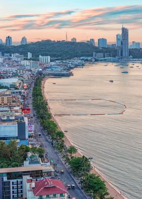 Pattaya Beach Skyline