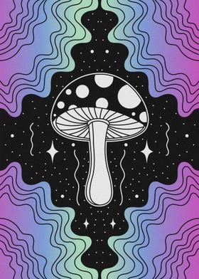 Psychedelic Mushroom 