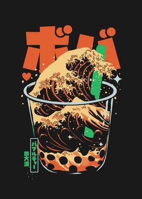 Great Wave of Bubble Tea