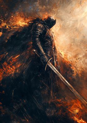 Knight in Flames