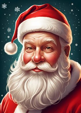 Portrait of Santa Claus