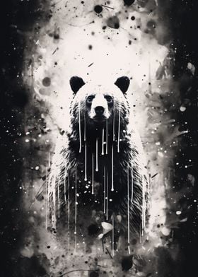 Bear in Black and White