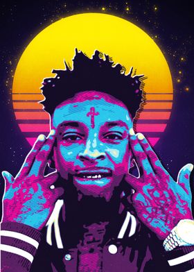 21 Savage Retro 80s