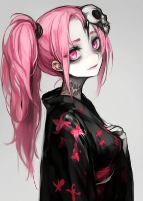 Pink-Haired Anime Girl