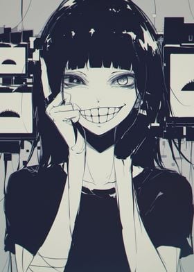 Creepy Anime Girl