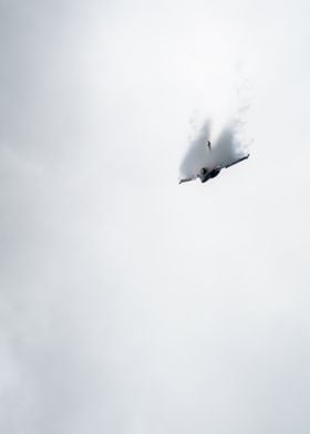 Fighter Jet in Flight Rafale