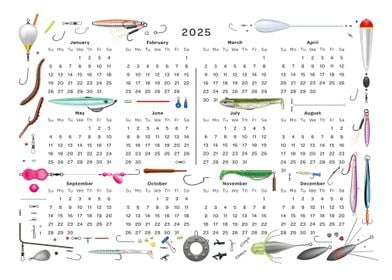 Sea Fishing Calendar 2025