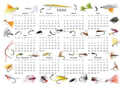 2025 Fly Fishing Calendar