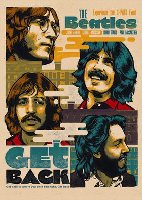 The Beatles Get Back Poster