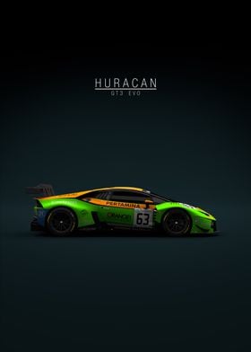 Huracan GT3 ACC No 63 - Green Tint