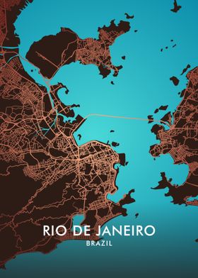 Rio de Janeiro City Map