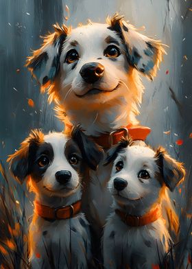 Three Adorable Puppies