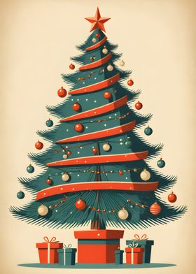 Vintage Christmas Tree