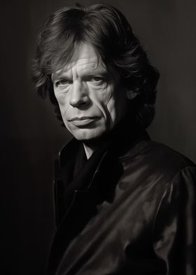 Mick Jagger Portrait