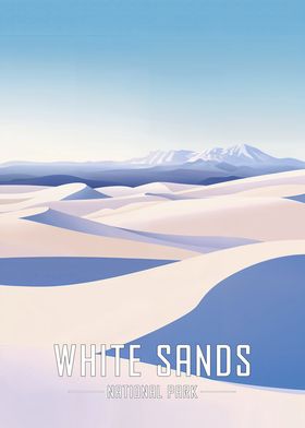 White Sands National Park Poster