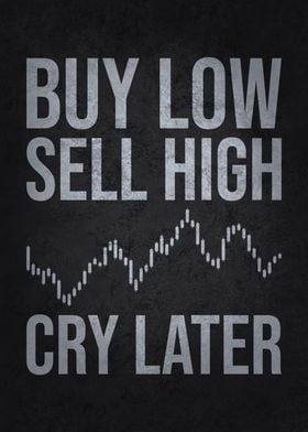 Buy Low, Sell High, Cry Later, Funny Forex Trading